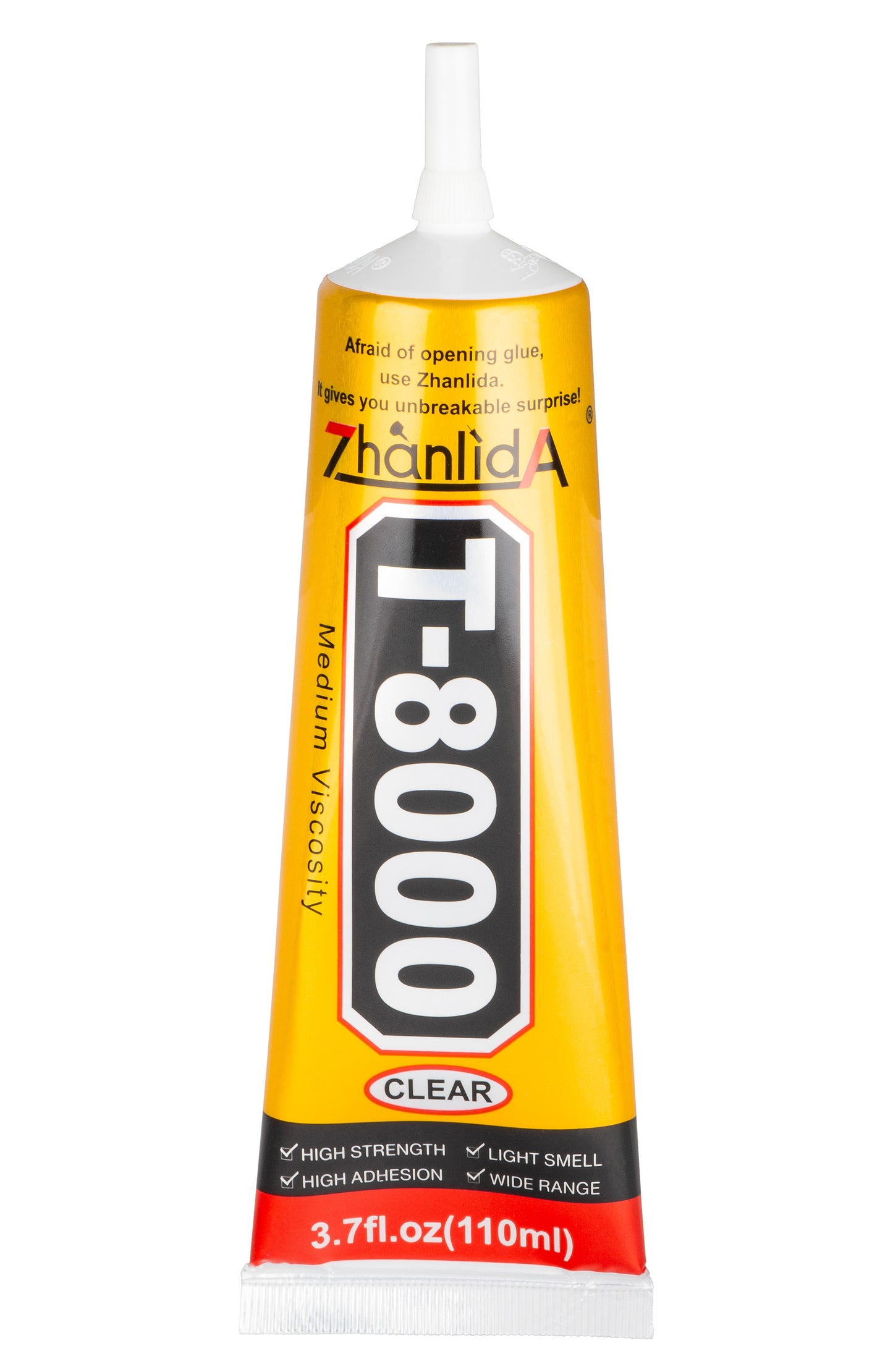 Tekuće ljepilo Zhanlida T-8000, 110ml, Prozirno