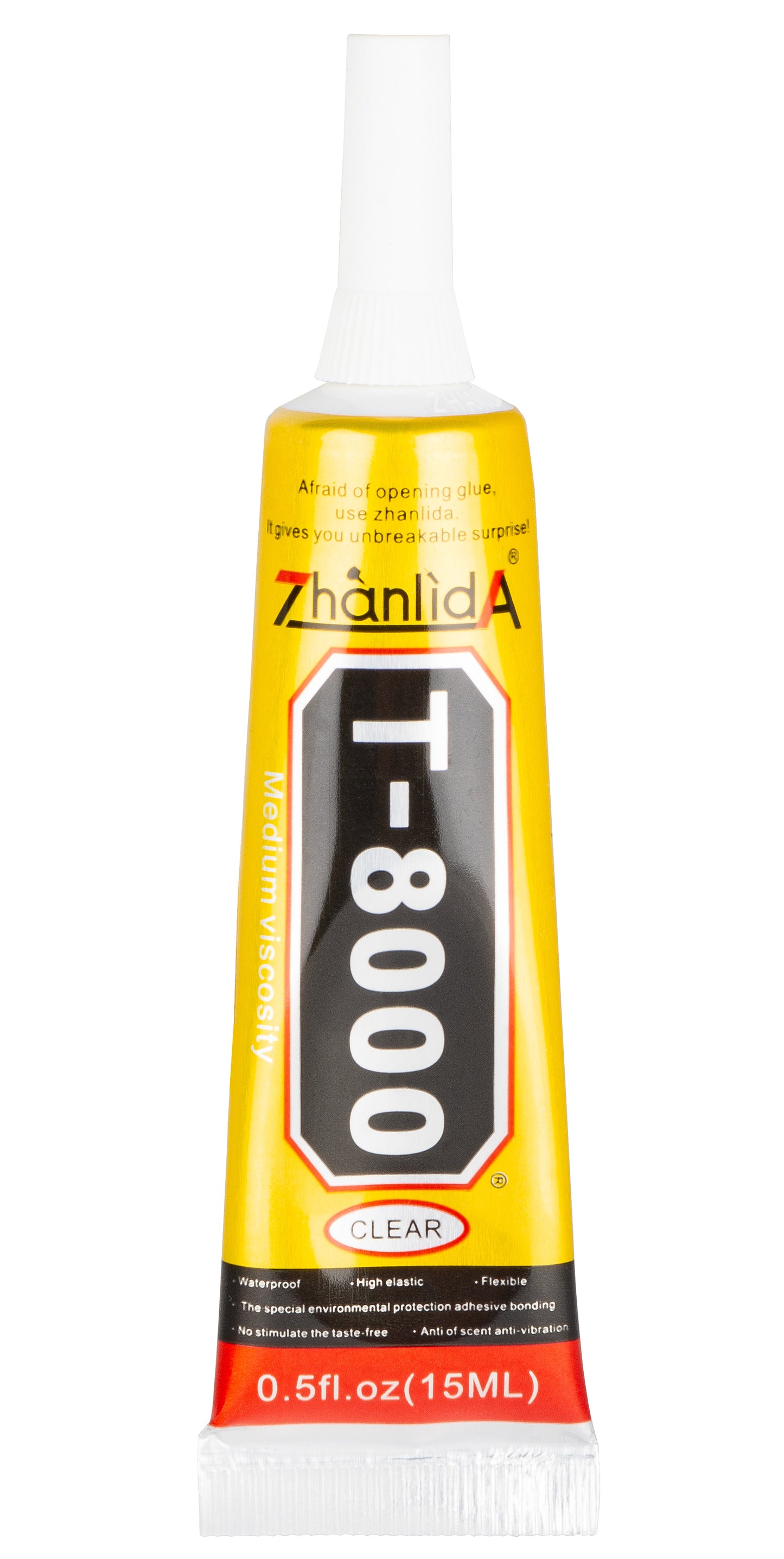 Tekuće ljepilo Zhanlida T-8000, 15ml, Prozirno