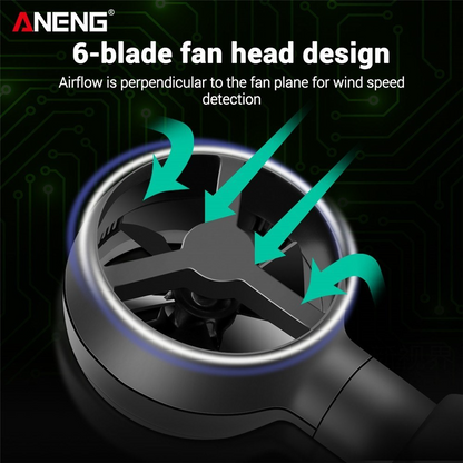 Digitalni anemometar ANENG GN301