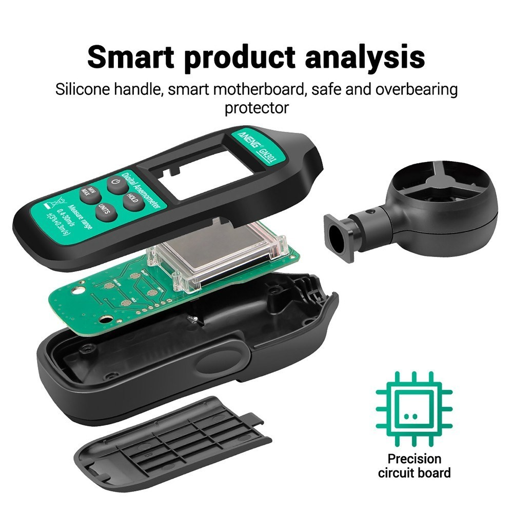 Digitalni anemometar ANENG GN301