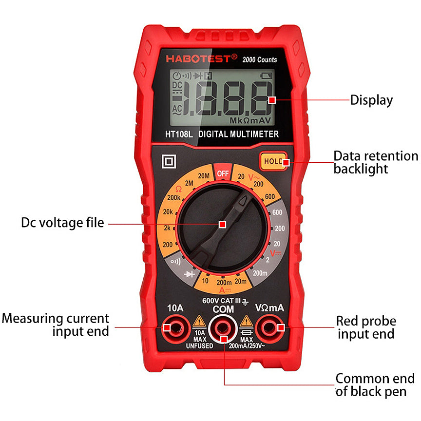 Digitalni mjerni uređaj Habotest HT108L