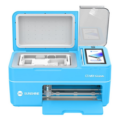 UV vakuumski laminator Sunshine C3 Mix Ultra za nanošenje UV / hidrogel zaštitnih folija, 2u1
