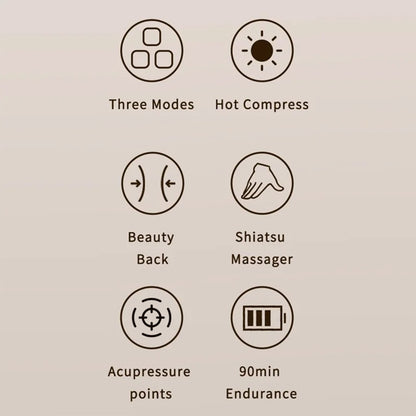 Aparat za masažu vrata Yesido MG16, Bež