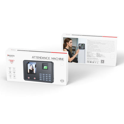 Biometrijski uređaj za evidenciju radnog vremena Yesido KM30, Crni