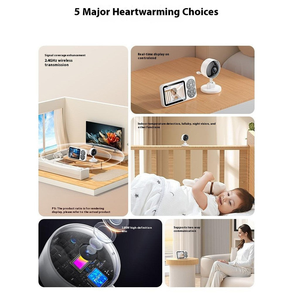 Baby Monitor Yesido KM26, Wi-Fi, Bijeli