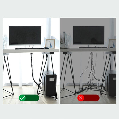 Organizator kabela Baseus Circle, Velcro, 3m, Crni ACMGT-F01