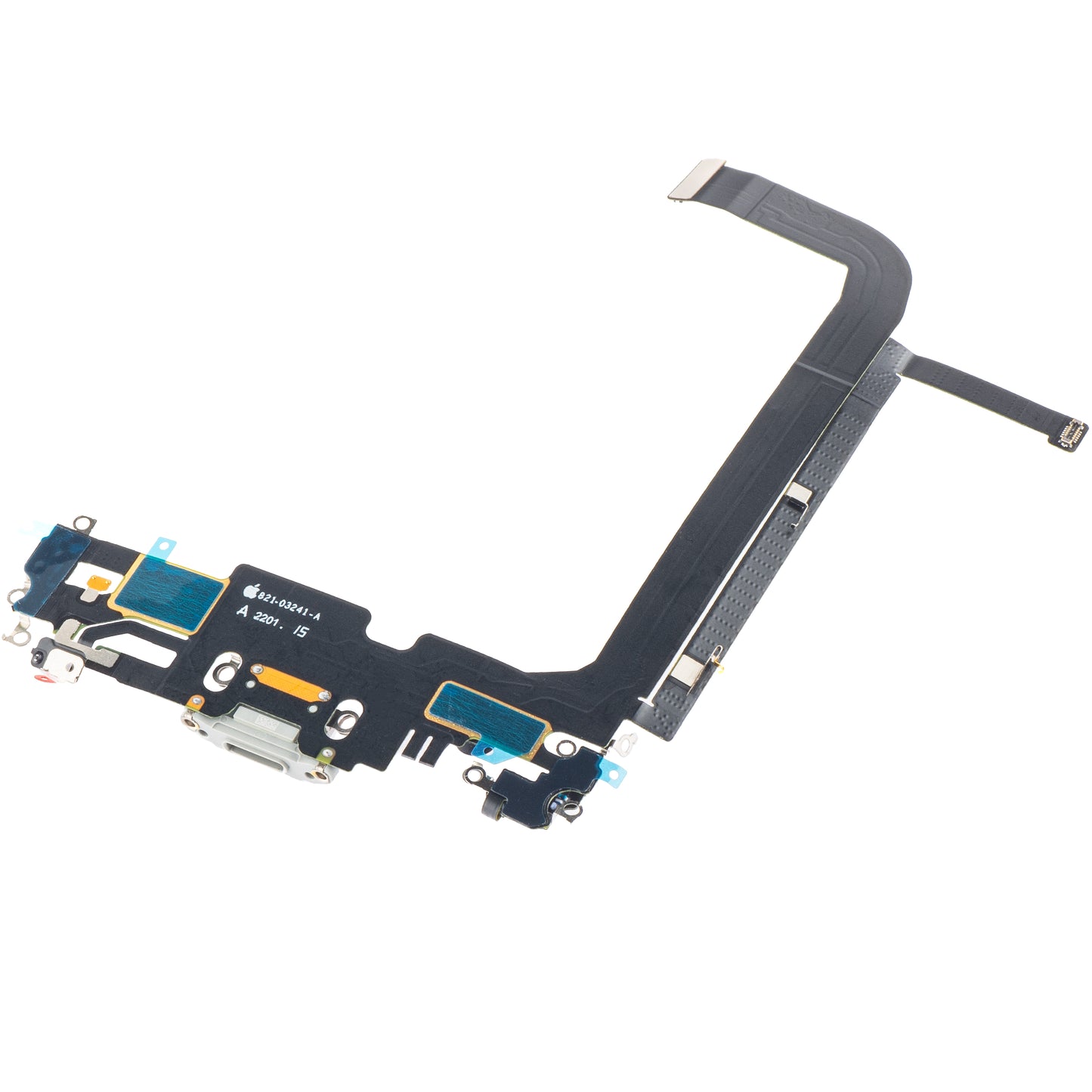 Traka s konektorom za punjenje - Mikrofon za Apple iPhone 13 Pro Max, Srebrna
