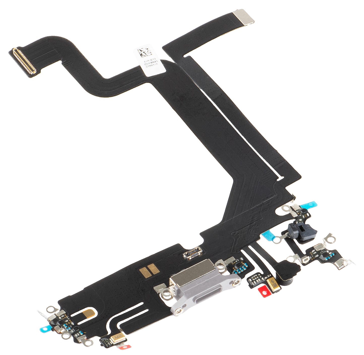 Traka s konektorom za punjenje - Mikrofon za Apple iPhone 14 Pro Max, Srebrna