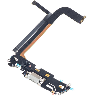 Traka s konektorom za punjenje - Mikrofon za Apple iPhone 13 Pro Max, Srebrna