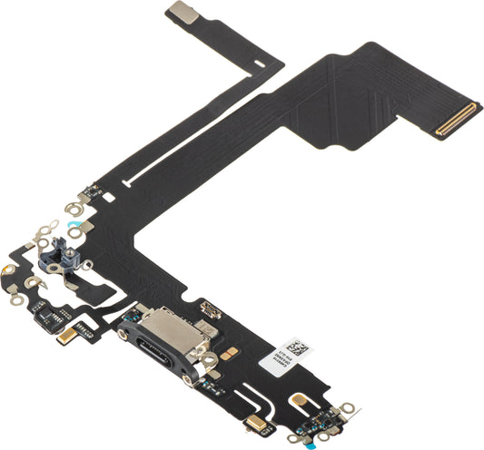 Traka s priključkom za punjenje - Mikrofon Apple iPhone 15 Pro Max, Crna