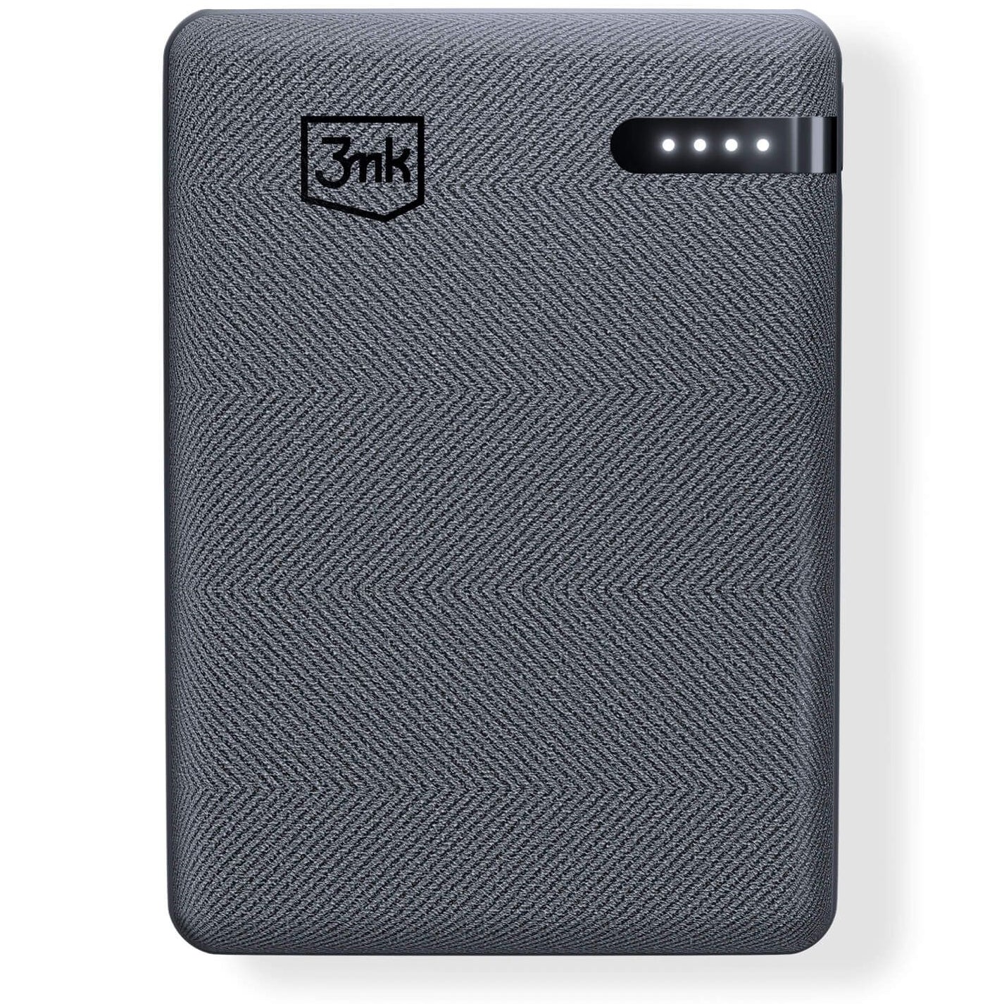 Vanjska baterija 3MK Pocket, 5000mAh, 12W, 1 x USB-C, Siva
