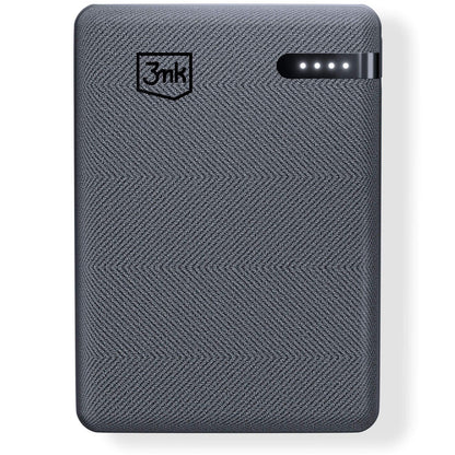 Vanjska baterija 3MK Pocket, 5000mAh, 12W, 1 x USB-C, Siva