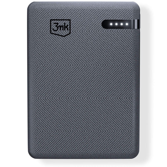 Vanjska baterija 3MK Pocket, 5000mAh, 12W, 1 x USB-C, Siva