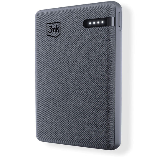 Vanjska baterija 3MK Pocket, 5000mAh, 12W, 1 x USB-C, Siva