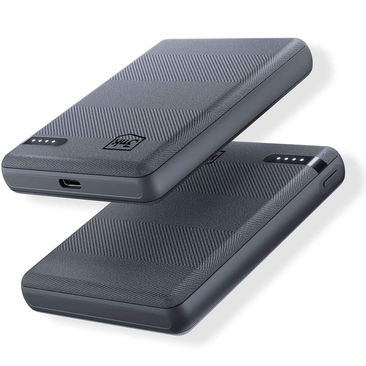 Vanjska baterija 3MK Pocket, 5000mAh, 12W, 1 x USB-C, Siva