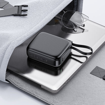 Vanjska baterija Acefast M15, 10000mAh, 20W, PD, 2 x USB-C, Crna