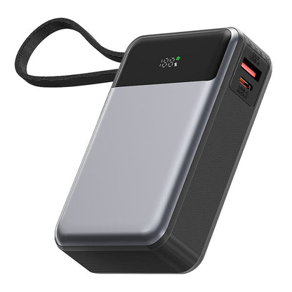 Vanjska baterija Acefast M21, 20000mAh, 65W, QC + PD, 1 x USB-A - 2 x USB-C, Crna