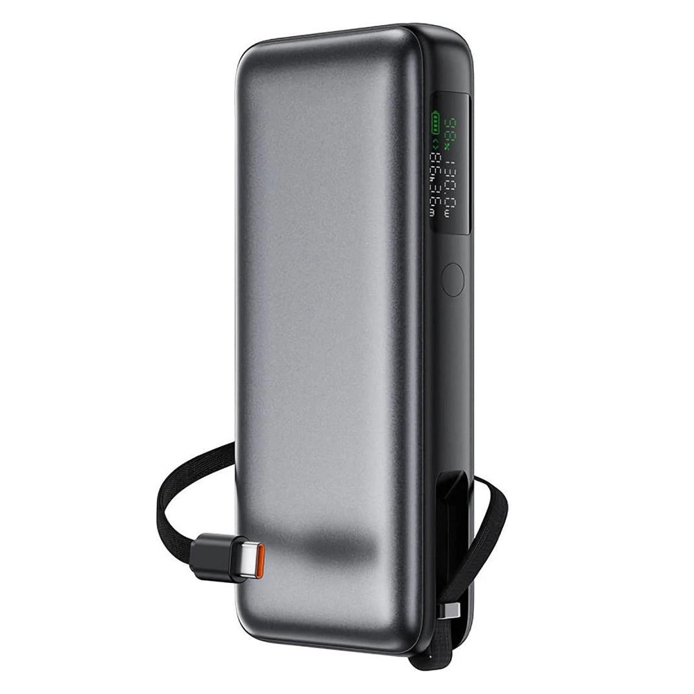 Vanjska baterija Acefast M22, 20000mAh, 130W, QC + PD, 1 x USB-A - 2 x USB-C, Crna