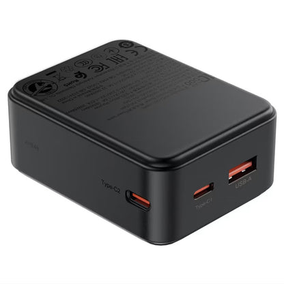 Vanjska baterija Acefast M28, 10000mAh, 22.5W, QC + PD, 1 x USB-A - 2 x USB-C, Crna