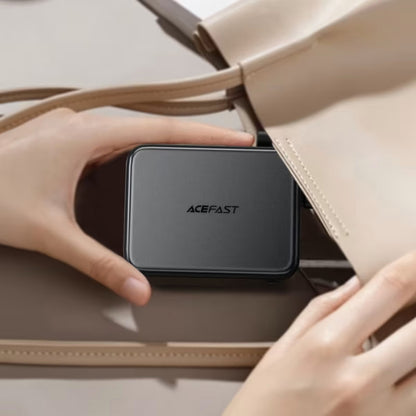 Vanjska baterija Acefast M28, 10000mAh, 22.5W, QC + PD, 1 x USB-A - 2 x USB-C, Crna