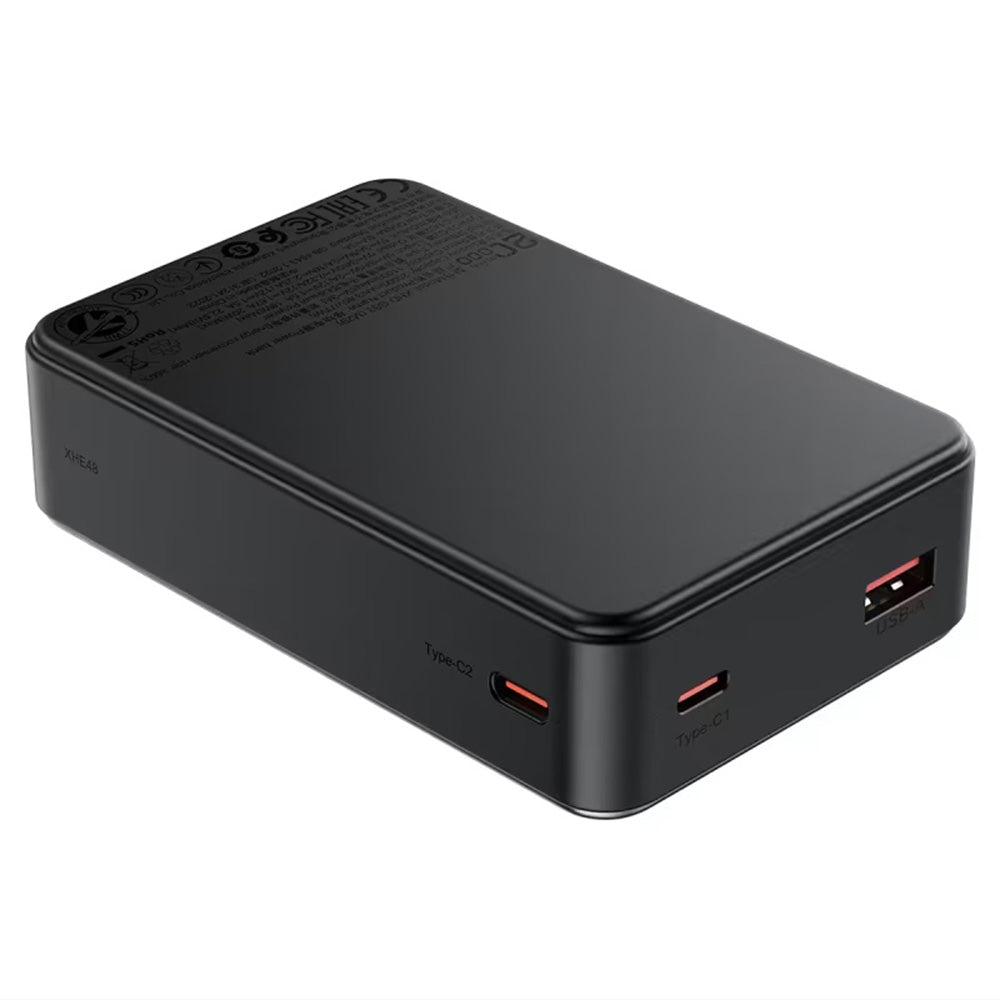 Vanjska baterija Acefast M29, 20000mAh, 22.5W, QC + PD, 1 x USB-A - 2 x USB-C, Crna
