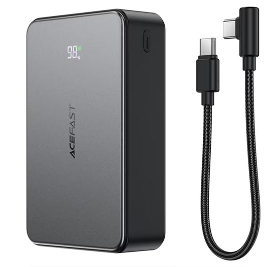 Vanjska baterija Acefast M29, 20000mAh, 22.5W, QC + PD, 1 x USB-A - 2 x USB-C, Crna
