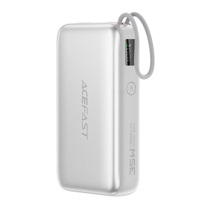 Vanjska baterija Acefast M32, 10000mAh, 35W, PD, 2 x USB-C, Srebrna