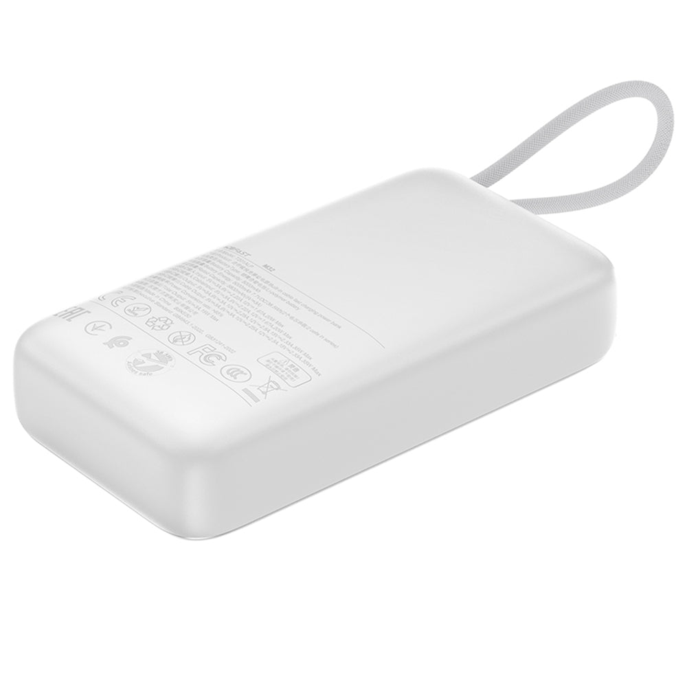 Vanjska baterija Acefast M32, 10000mAh, 35W, PD, 2 x USB-C, Srebrna