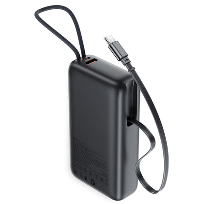 Vanjska baterija Acefast M34, 20000mAh, 45W, QC + PD, 1 x USB-A - 2 x USB-C, Siva