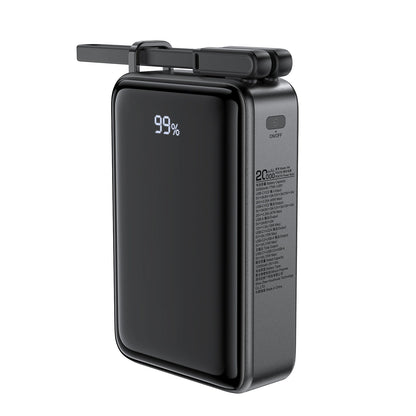 Vanjska baterija Acefast M4, 20000mAh, 67W, PD, 1 x USB-A - 2 x USB-C, Crna