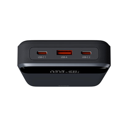 Vanjska baterija Allity. APB-200 PocketPower, 19200mAh, 130W, QC + PD, 1 x USB-A - 2 x USB-C, Siva