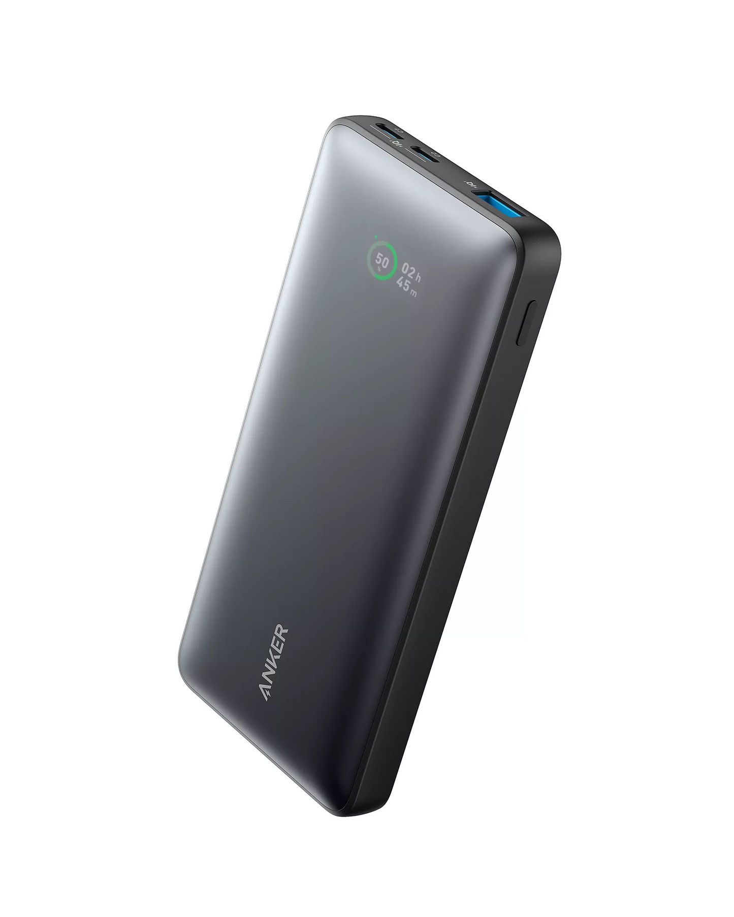Vanjska baterija Anker 533 PowerCore, 10000mAh, 25W, QC + PD, 1 x USB-A - 2 x USB-C, Crna A1249G11