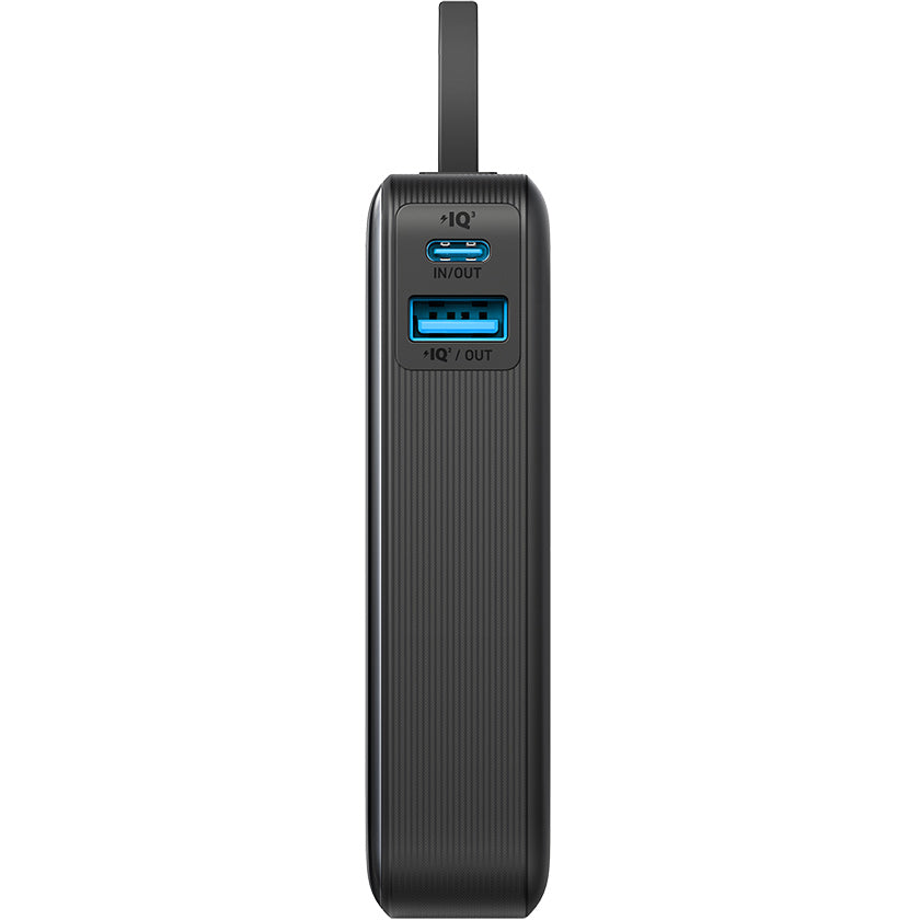 Vanjska baterija Anker Nano, 10000mAh, 30W, QC + PD, 1 x USB-A - 2 x USB-C, Crna A1259G11