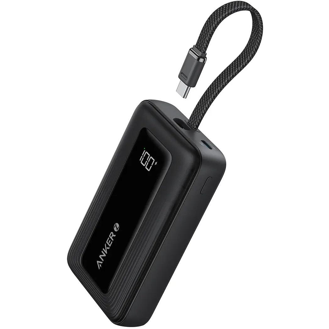 Vanjska baterija Anker Zolo, 10000mAh, 30W, QC + PD, 1 x USB-A - 2 x USB-C, Crna