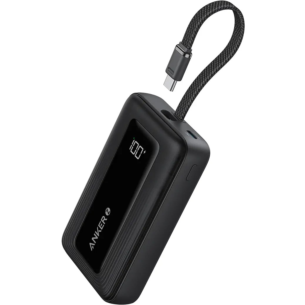 Vanjska baterija Anker Zolo, 10000mAh, 30W, QC + PD, 1 x USB-A - 2 x USB-C, Crna A1688H11