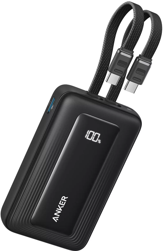 Vanjska baterija Anker Zolo, 20000mAh, 45W, QC + PD, 1 x USB-A - 3 x USB-C, Crna A1681H12