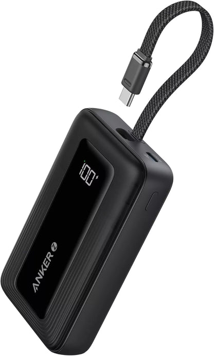 Vanjska baterija Anker Zolo, 20000mAh, 30W, QC + PD, 1 x USB-A - 2 x USB-C, Crna, Ponovno zapečaćena A1689H11