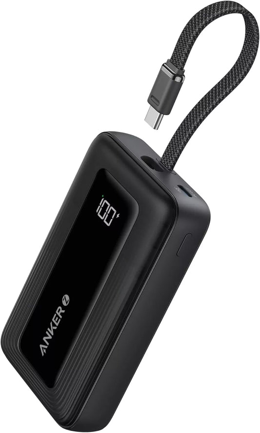 Vanjska baterija Anker Zolo, 20000mAh, 30W, QC + PD, 1 x USB-A - 2 x USB-C, Crna, Ponovno zapečaćena A1689H11