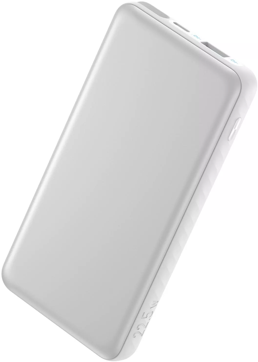 Vanjska baterija Anker Zolo, 10000mAh, 22.5W, QC + PD, 1 x USB-A - 2 x USB-C, Bijela A110DH21