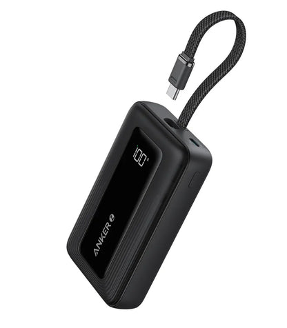Vanjska baterija Anker Zolo, 10000mAh, 30W, QC + PD, 1 x USB-A - 2 x USB-C, Crna A1688H11
