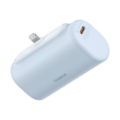 Vanjska baterija Baseus Compact, 5000mAh, 20W, PD, 1 x Lightning - 1 x USB-C, Plava P10068307313-00