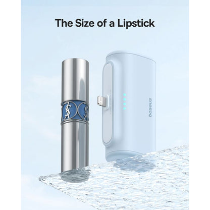 Vanjska baterija Baseus Compact, 5000mAh, 20W, PD, 1 x Lightning - 1 x USB-C, Plava P10068307313-00