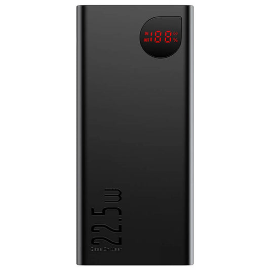 Vanjska baterija Baseus Adaman, 20000mAh, 22.5W, QC + PD, 1 x USB-C - 2 x USB-A, Crna PPAD070101