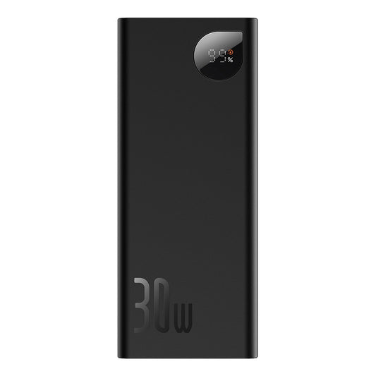 Vanjska baterija Baseus Adaman, 20000mAh, 30W, QC + PD, 1 x USB-C - 2 x USB-A, Crna PPAD030001