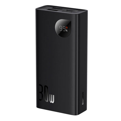 Vanjska baterija Baseus Adaman, 20000mAh, 30W, QC + PD, 1 x USB-C - 2 x USB-A, Crna PPAD030001