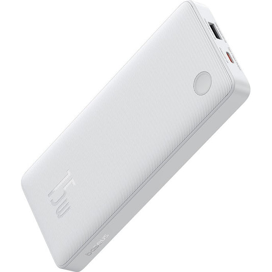 Vanjska baterija Baseus Airpow Lite, 10000mAh, 15W, 1 x USB-A - 1 x USB-C, Bijela