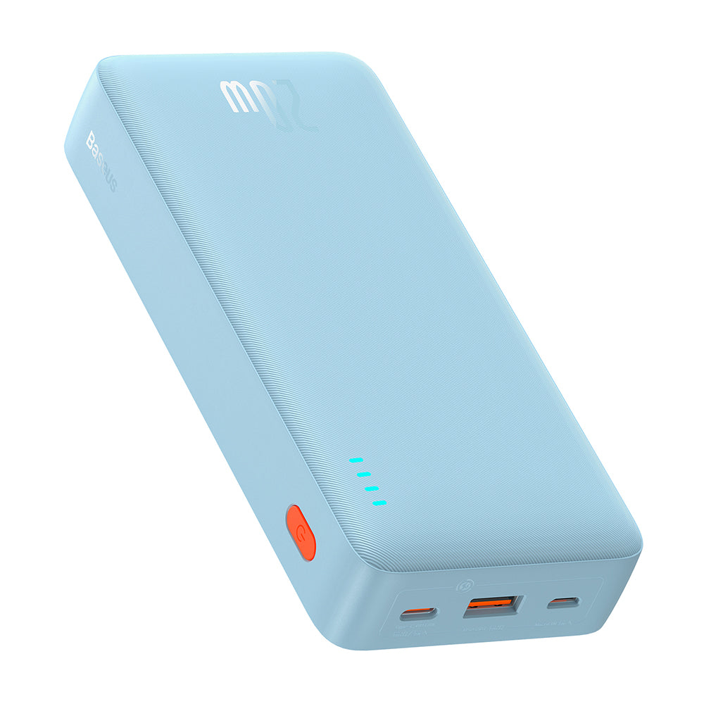 Vanjska baterija Baseus Airpow, 20000mAh, 20W, QC + PD, 1 x USB-A - 1 x USB-C, Plava P10022804313-00