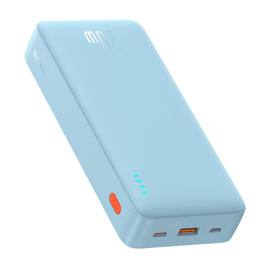 Vanjska baterija Baseus Airpow, 20000mAh, 20W, QC + PD, 1 x USB-A - 1 x USB-C, Plava P10022804313-00