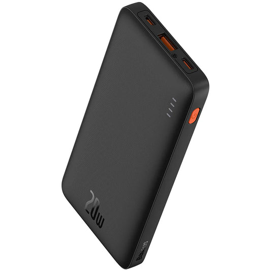 Vanjska baterija Baseus Airpow, 10000mAh, 20W, QC + PD, 1 x USB-A - 1 x USB-C, Crna PPQD090001