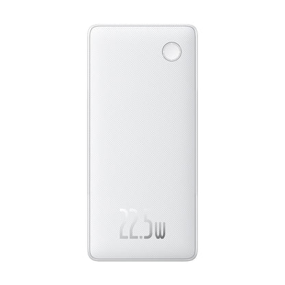 Vanjska baterija Baseus Airpow Lite, 10000mAh, 22.5W, QC + PD, 1 x Lightning - 1 x USB-A - 2 x USB-C, Bijela P10067501213-00